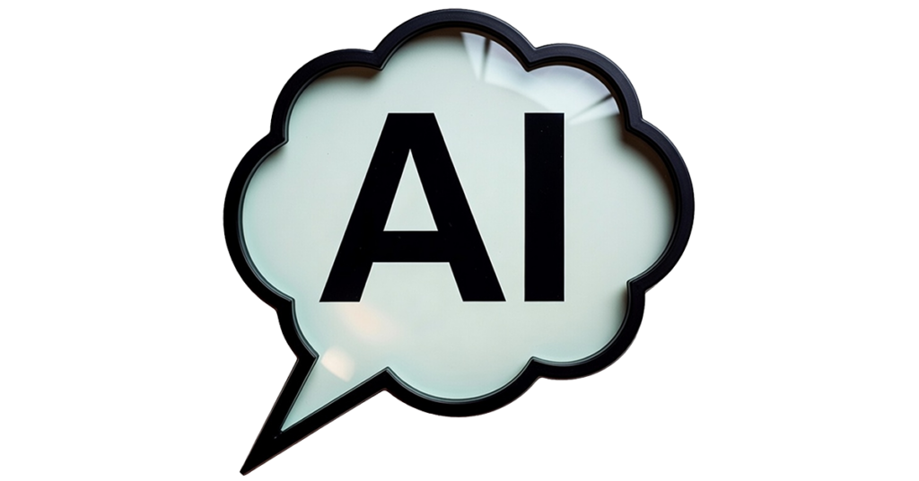 AI Gedankenblase